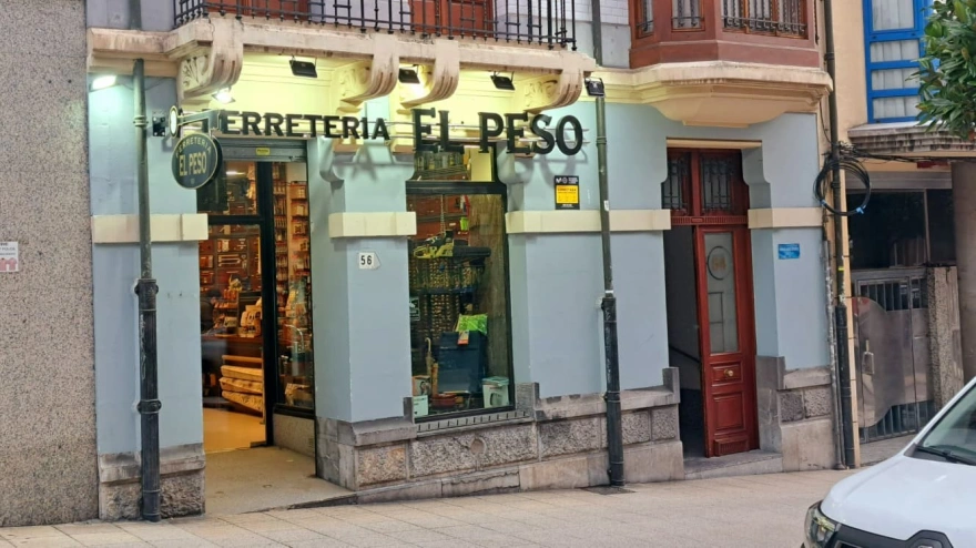 Fachada de Ferretería El Peso
