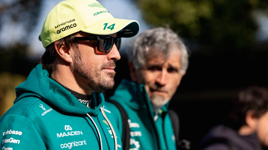 Fernando Alonso, durante el GP de China de Fórmula 1