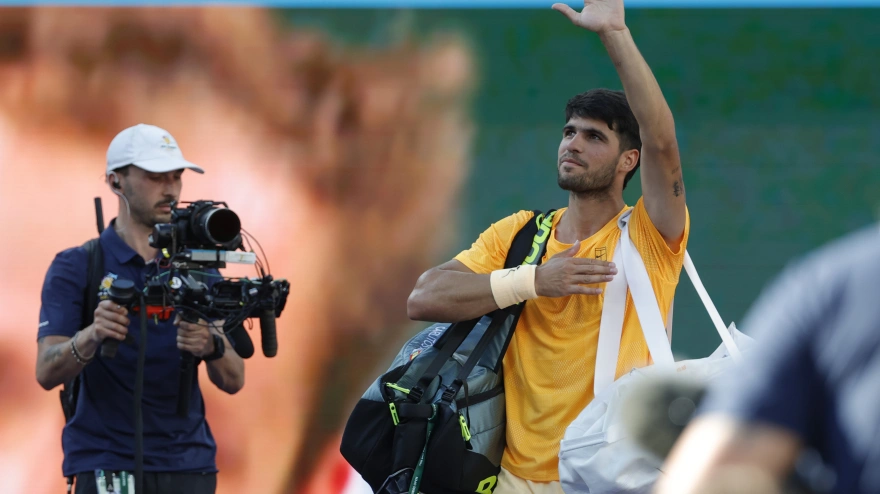 Carlos Alcaraz, tras caer eliminado en Indian Wells