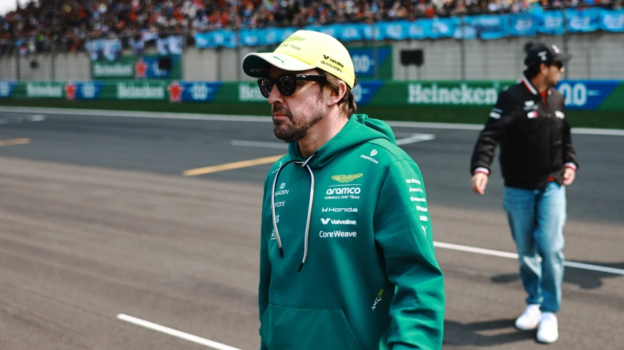 Fernando Alonso, durante el GP de China de Fórmula 1