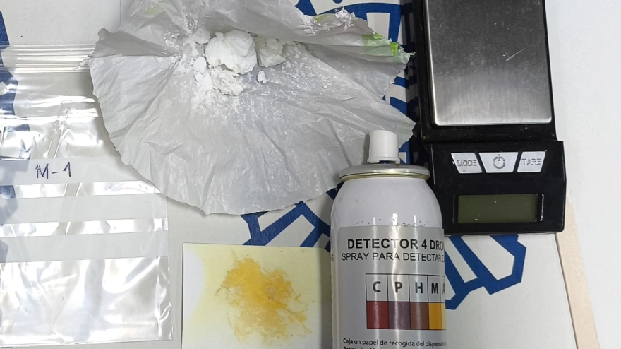 Elementos incautados por la Policía Nacional de Zamora