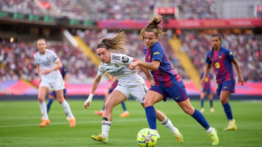 Imagen del Barcelona-Real Madrid de la Liga F