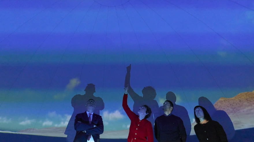 Visita de la Presidenta a la "Escuela de Estrellas".