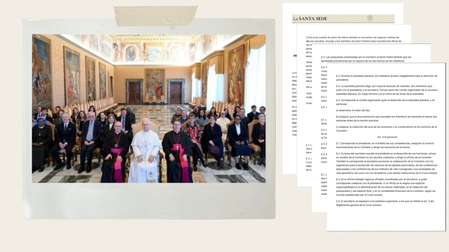 El Papa con la Comisión Pontificia de Protección de los Menores