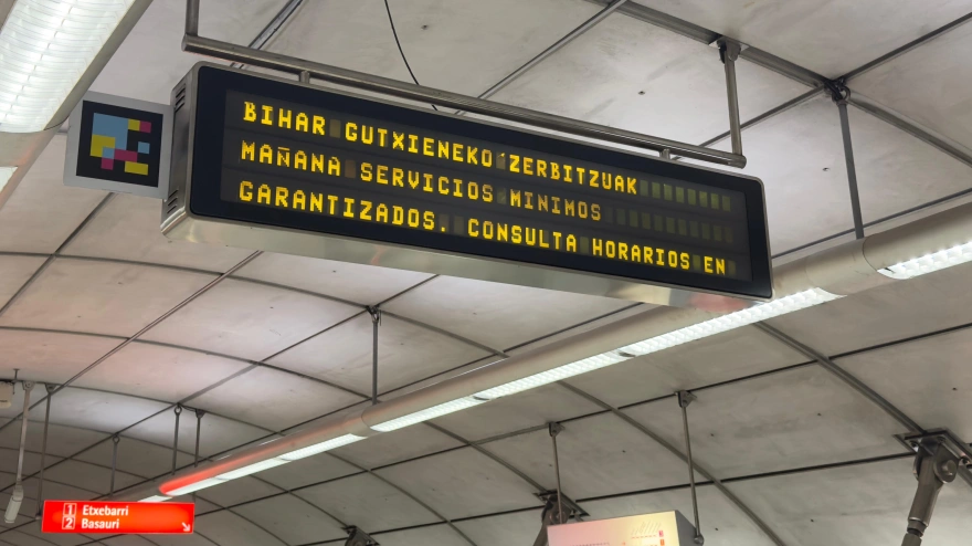 Huelga general en Euskadi este martes 17-M