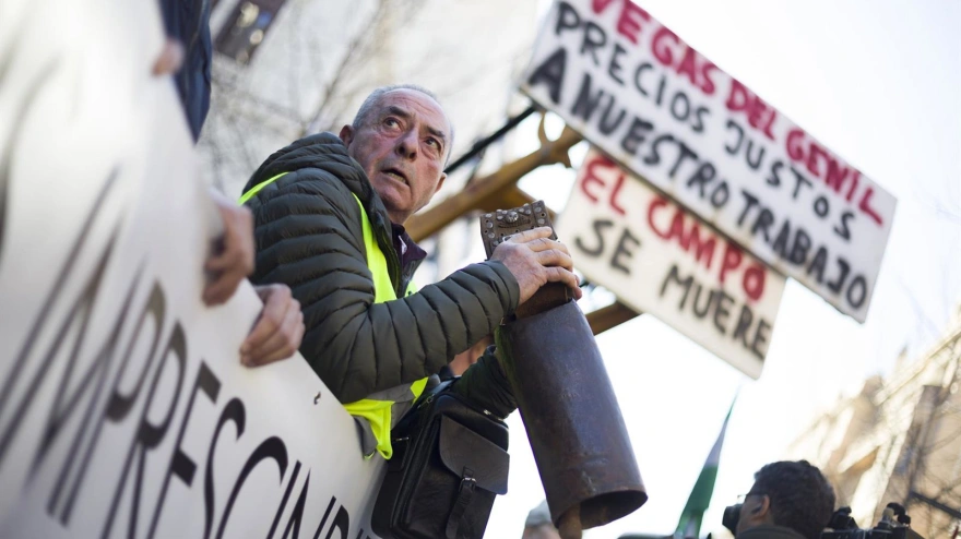 Protestas agrarias en la subdelegación del gobierno de Granada
