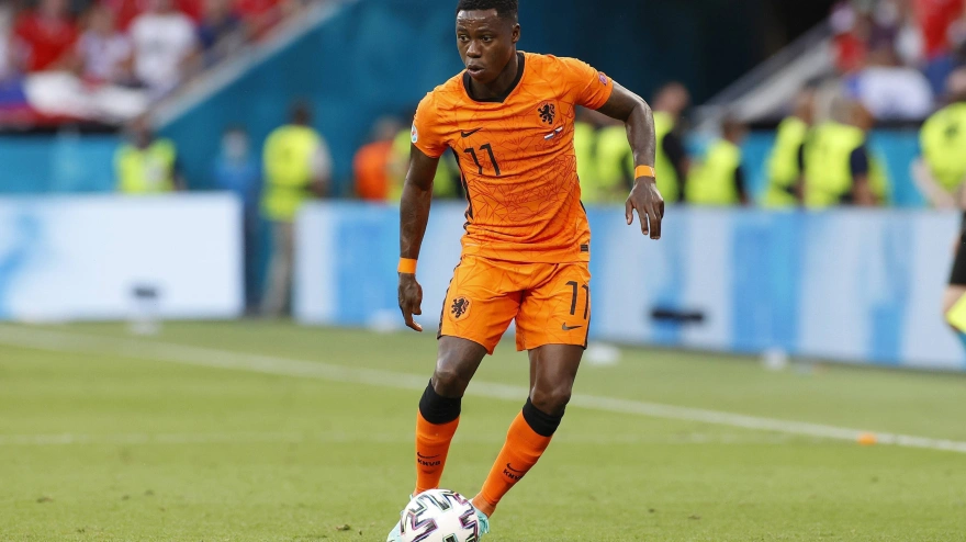 Quincy Promes, con la camiseta de Países Bajos