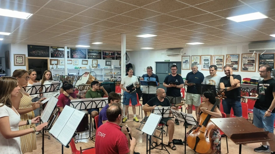 Un ensayo de la coral