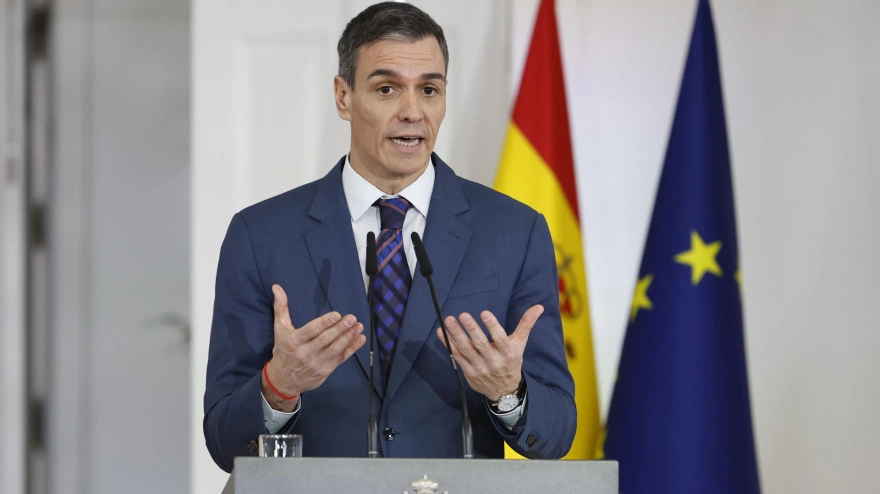 El presidente del Gobierno, Pedro Sánchez