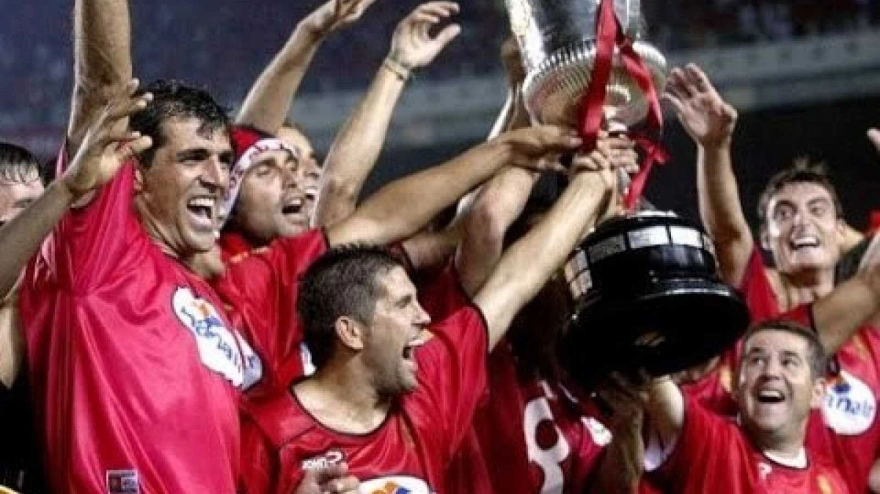 En 2003 el Mallorca ganó la Copa del Rey en el Martínez Valero