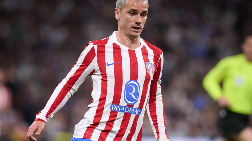 Antoine Griezmann, durante el Real Madrid-Atlético