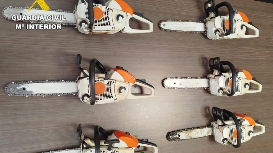 Detienen a un exempleado por el robo de material forestal valorado en 8.000 euros en El Bierzo (León)