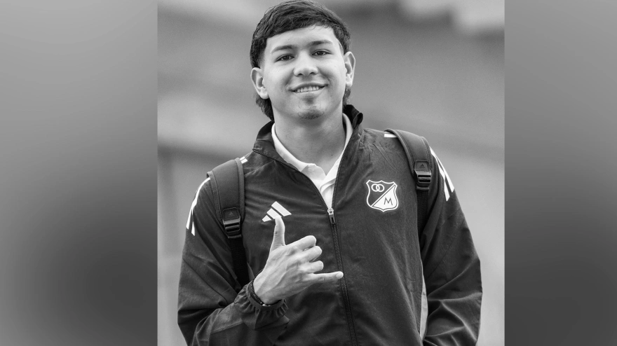 Santi Castrillón, el joven futbolista de 18 años de las divisiones inferiores de Millonarios FC