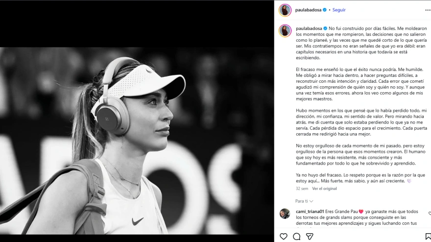 Paula Badosa, tenista española