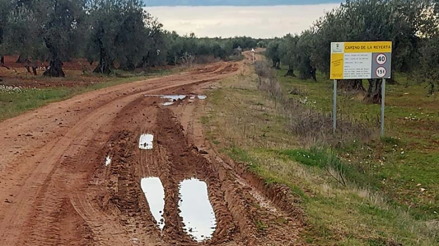 Camino del término municipal de Almendralejo