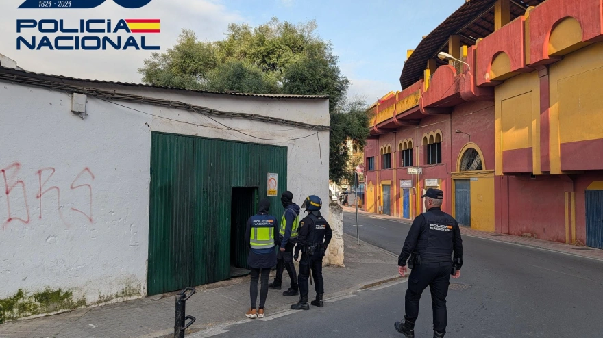 Operación Policía Nacional en Huelva