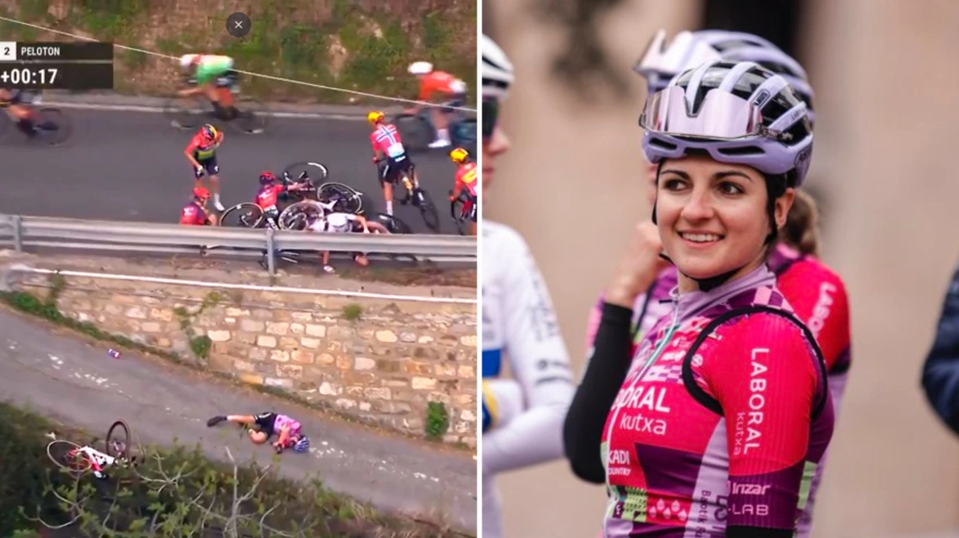 La ciclista italiana, Debora Silvestri, evoluciona favorablemente, pero seguirá ingresada tras su grave caída en la Milán-San Remo