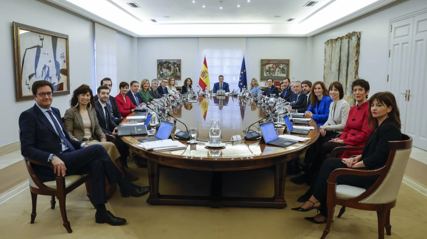 Imagen de archivo de la reunión del Consejo de Ministros de los martes