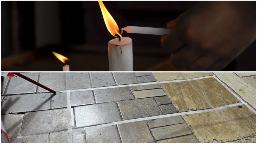 Málaga estrena la solución definitiva a la cera de las procesiones de Semana Santa: una capa protectora que abrillanta el pavimento