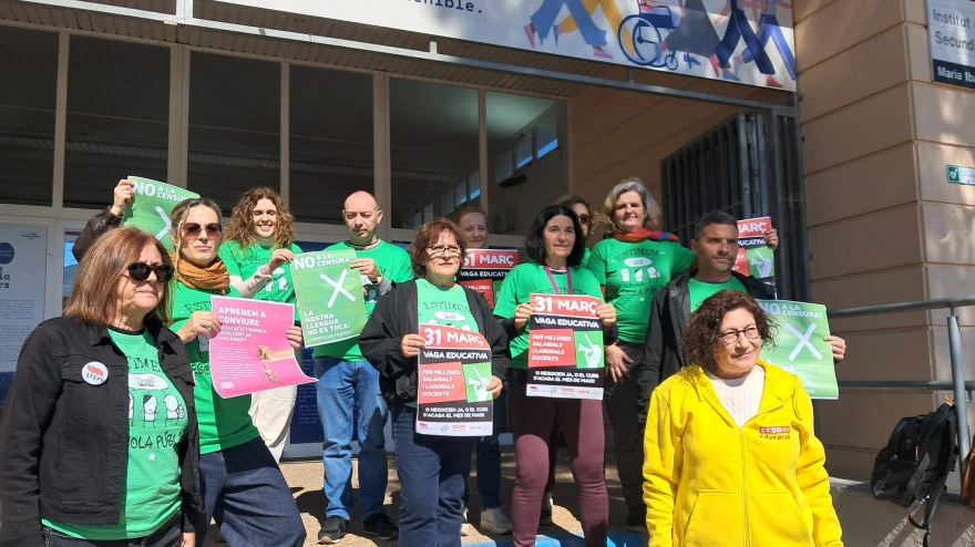 Representantes docentes en el Instituto Maria Ibars de Dénia