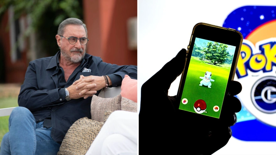 Collage Carlos Herrera y Pokémon Go en una imagen recurso