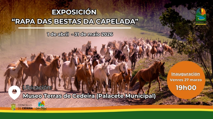 Cartel con la muestra que se podrá ver en Cedeira