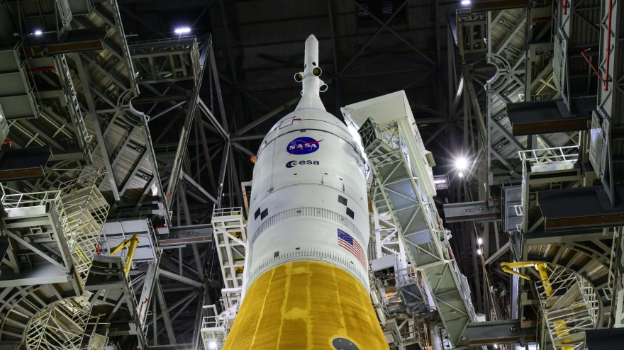 El cohete Artemis II