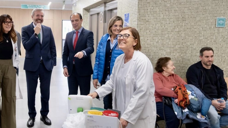 El presidente ha visitado el nuevo centro de salud de Huesca