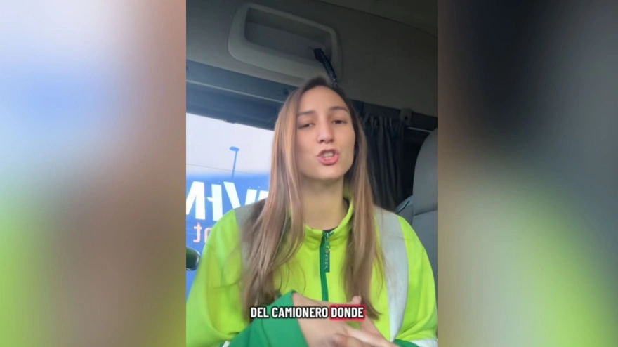 Anna Domingo, camionera