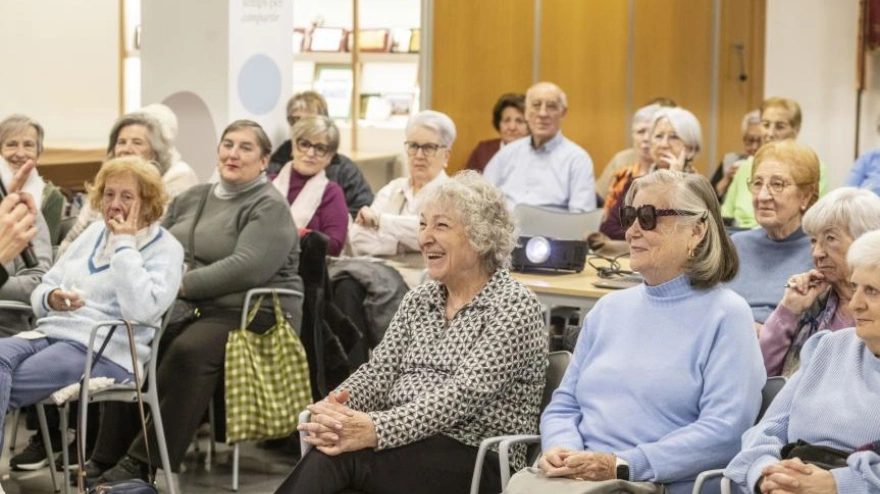 Asistentes al taller de duelo