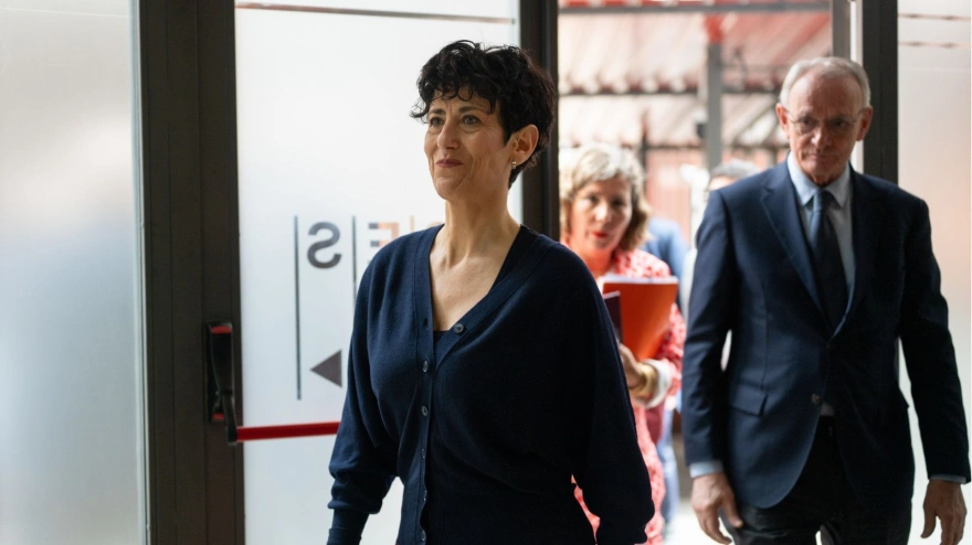 La ministra de Seguridad Social, Elma Saiz