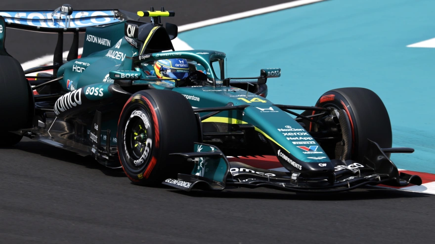 Fernando Alonso, durante el GP de Japón de Fórmula 1