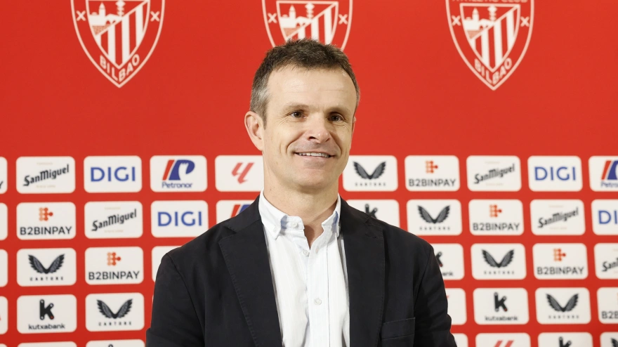El presidente del Athletic Club de Bilbao, Jon Uriarte