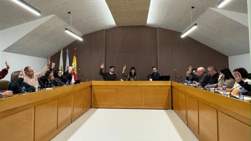 Sesión plenaria en el concello de Vilalba