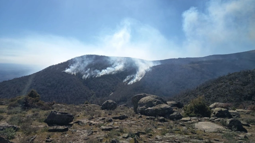 Incendio forestal de Losar de la Vera