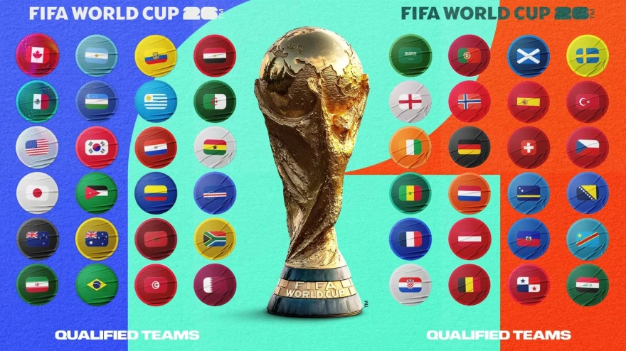 Estos son los 48 países que disputarán el Mundial 2026 de fútbol.