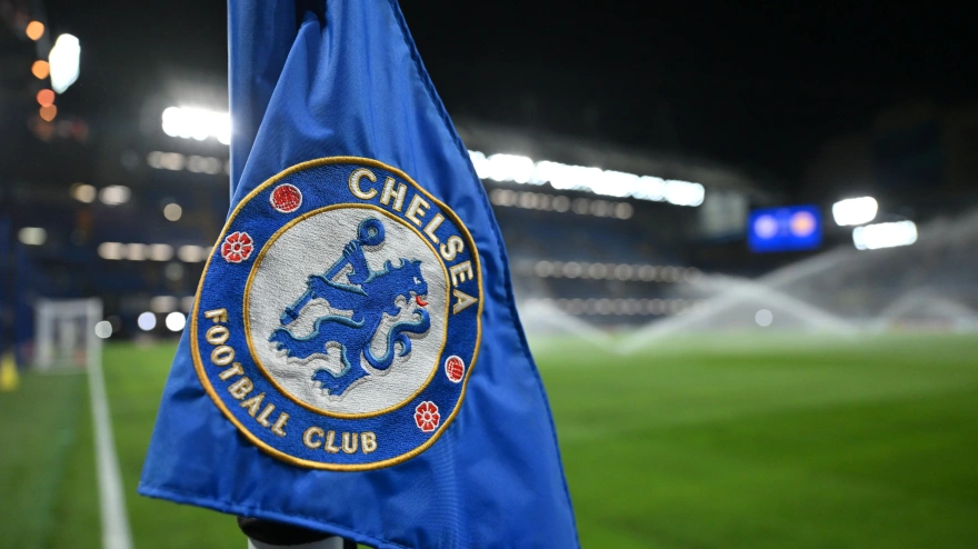 Banderín del Chelsea en Stamford Bridge