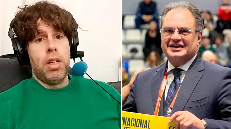 Dani Senabre, y el embajador de Egipto, Ehab Ahmed Badawy