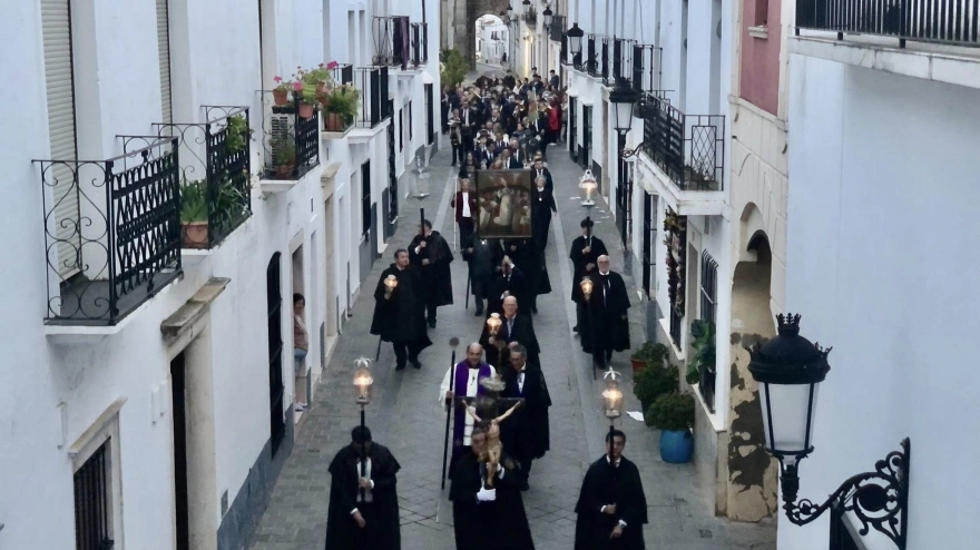 Imagen de la Procesión de las Banderitas de Olivenza (Badajoz)