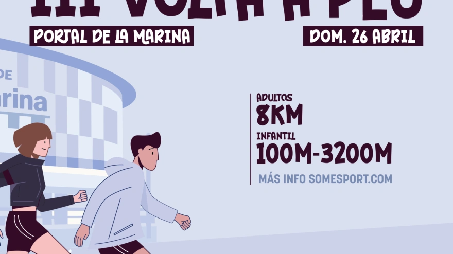 Portal de la Marina une deporte y solidaridad en su tercera carrera a beneficio de la asociación Marina TEA