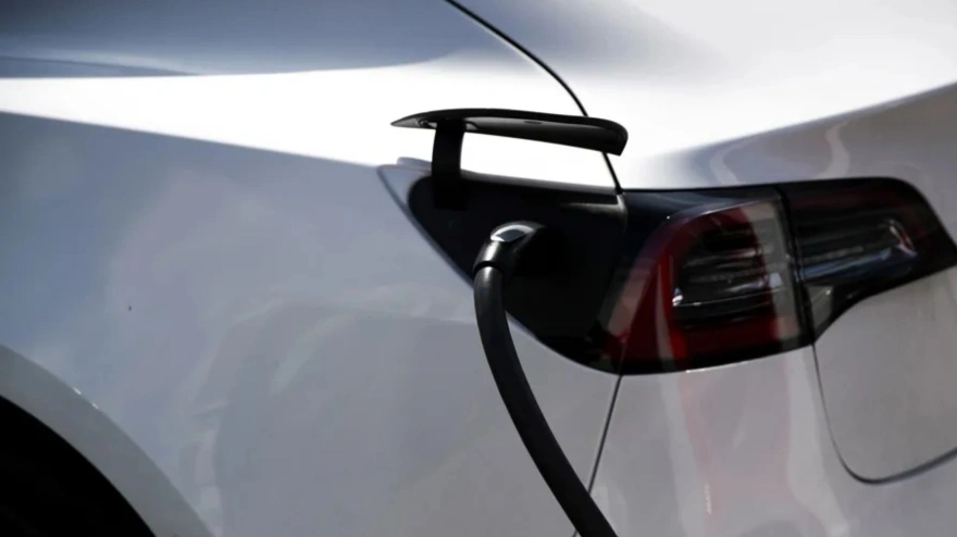 Detalle de un coche eléctrico en una imagen de archivo.