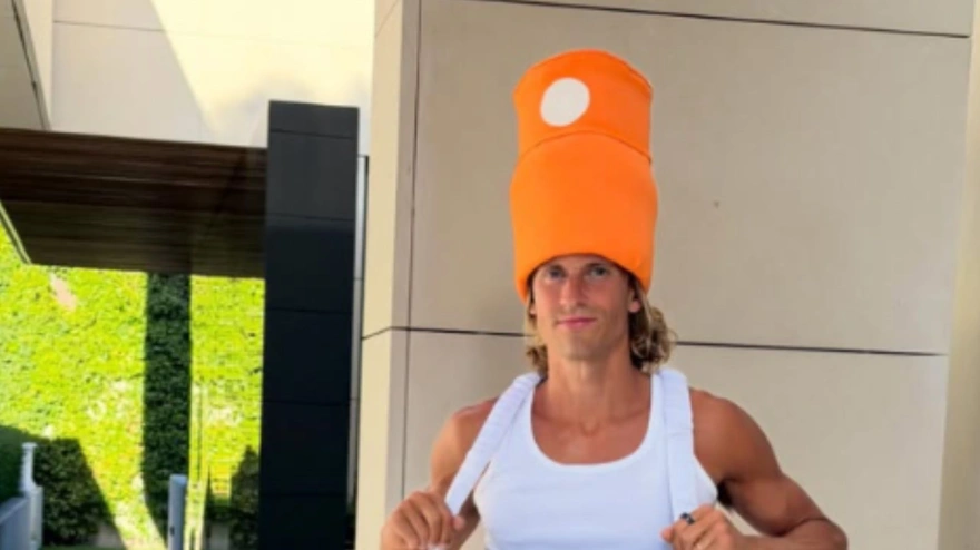 Marcos Llorente sorprende con un disfraz