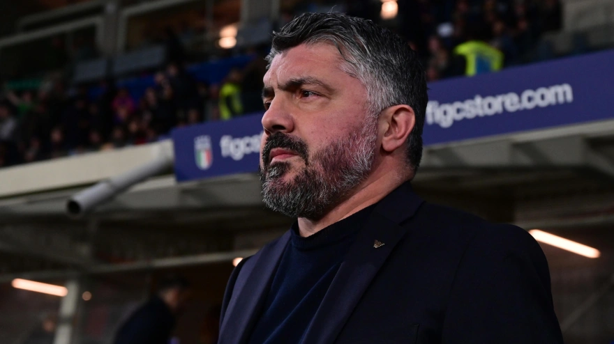 Gennaro Gattuso, durante el partido del pasado martes en Bosnia en el que Italia se quedó sin Mundial.