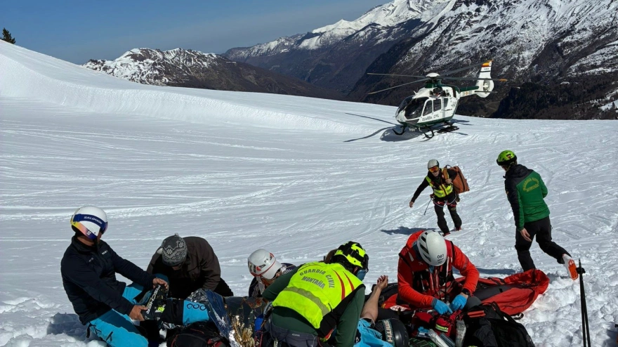 Rescate fuera de pistas