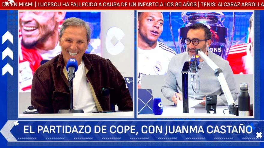 Paco González y Juanma Castaño, en El Partidazo de COPE