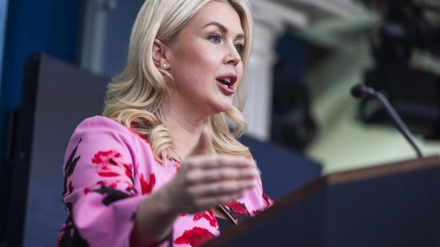 La secretaria de prensa de la Casa Blanca, Karoline Leavitt