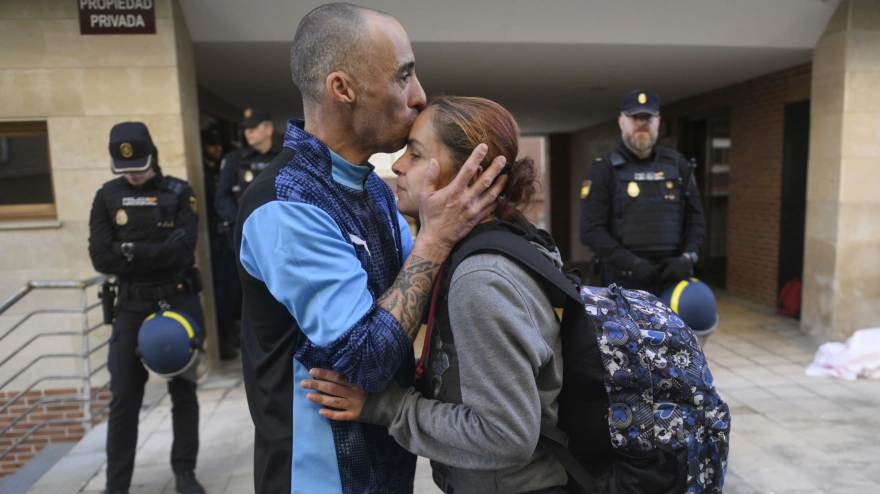 Nacho López y Desirée Izquierdo, tras ser desahuciados