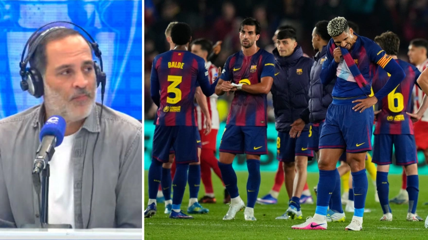 David Sánchez cree que la eliminatoria ante el Atlético está "muy cercana a la muerte deportiva culé" y sentencia a un jugador del Barça