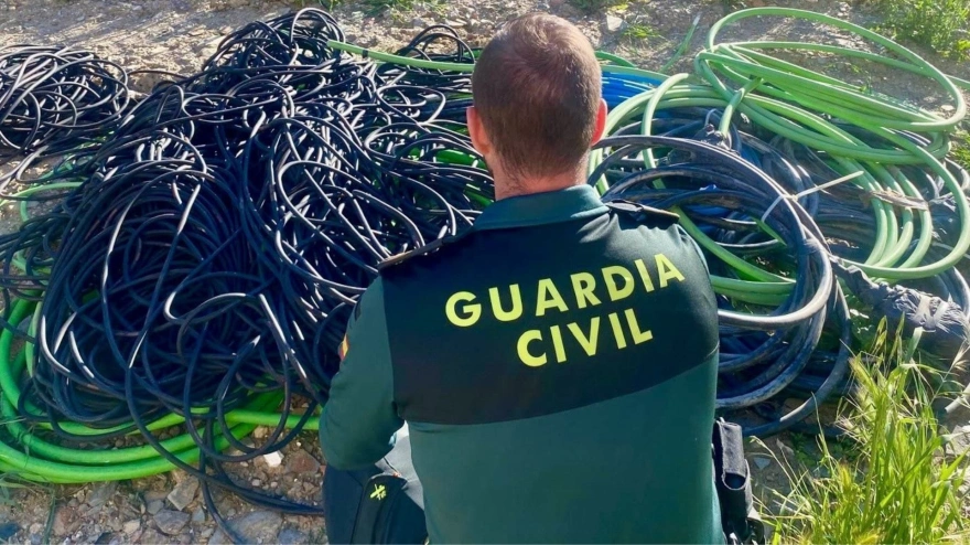 Investigación de la Guardia Civil por robo de cobre en Alcántara (Cáceres)