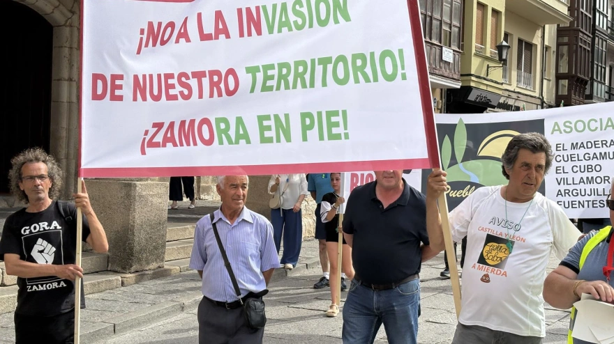 Una de las protestas de la plataforma en Zamora